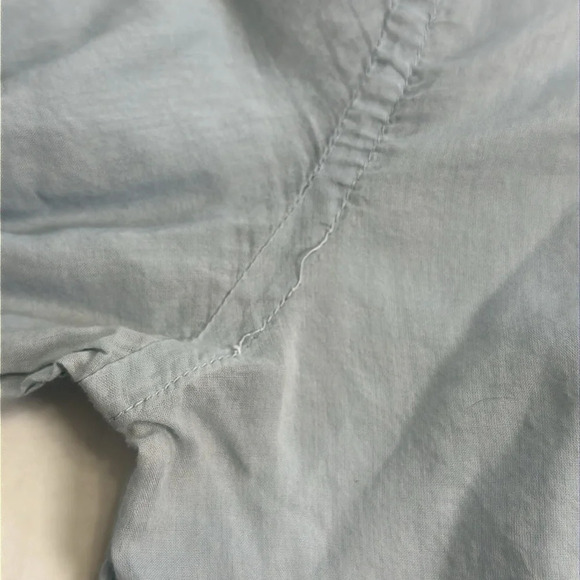 Zara Man Basic Slim Fit Lightweight Blue Long Sleeve Button Down Size Medium - Picture 11 of 11